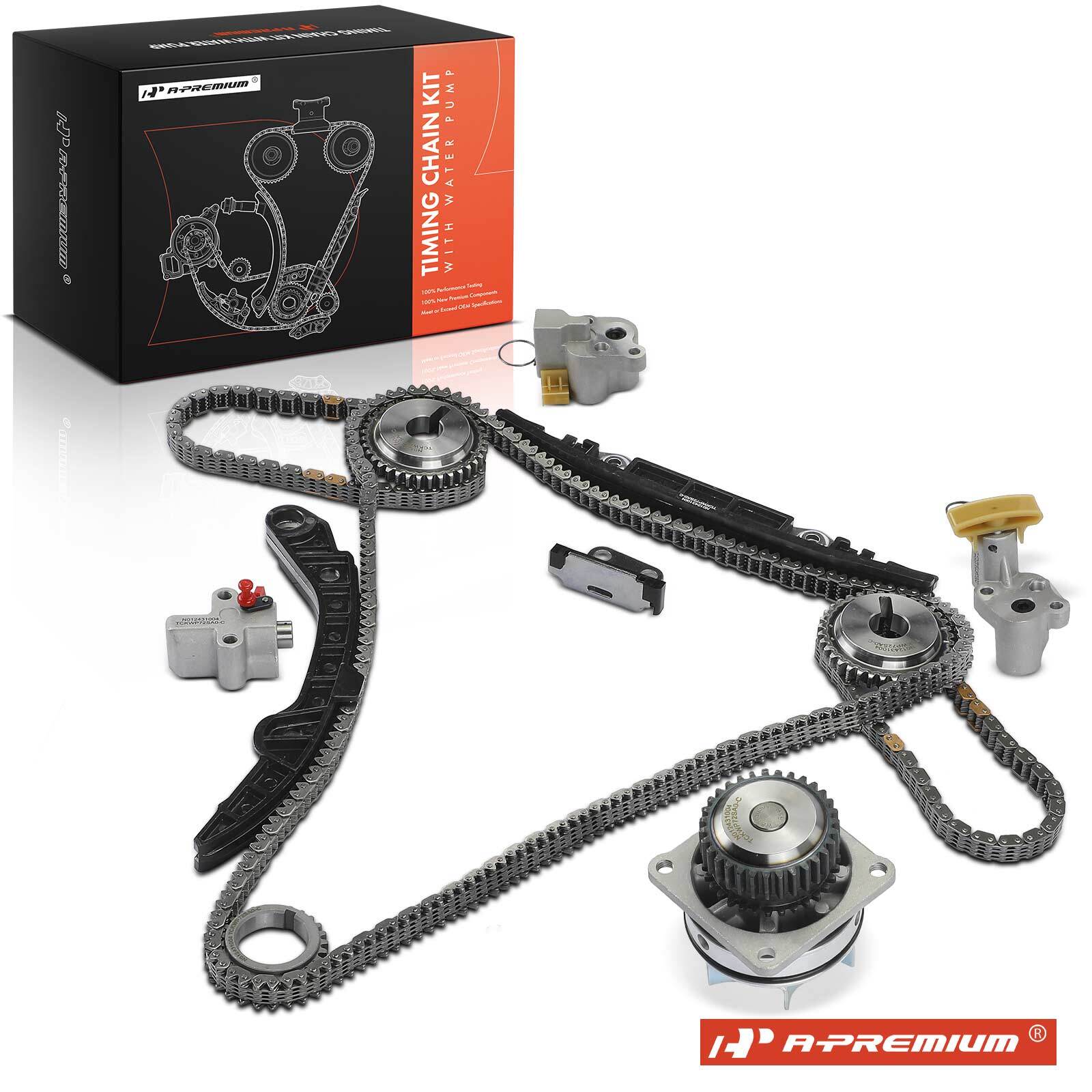 A-Premium 13x Timing Belt & Water Pump Kit for Nissan Murano 2003-2007 Maxima