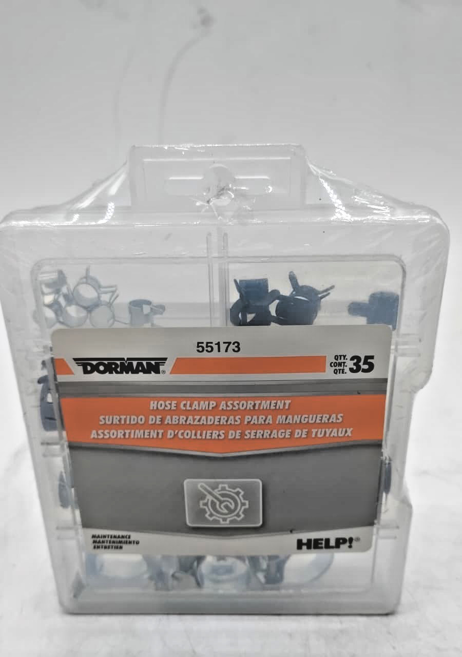 Dorman HELP 55173 Hose Clamp Assortment 35 Piece 7/32”-5/8” Storage Case