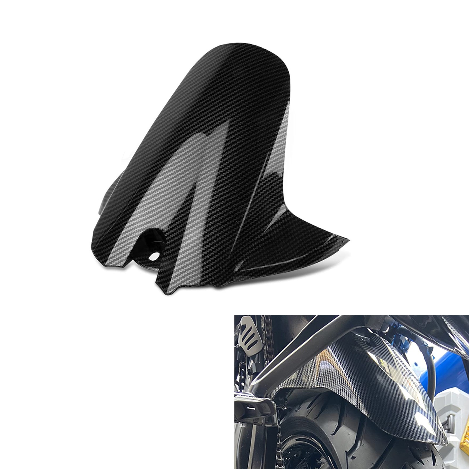 Carbon Rear Fender Mudguard Tire Hugger for Suzuki GSXR600 750 K6 K8 2006-2010