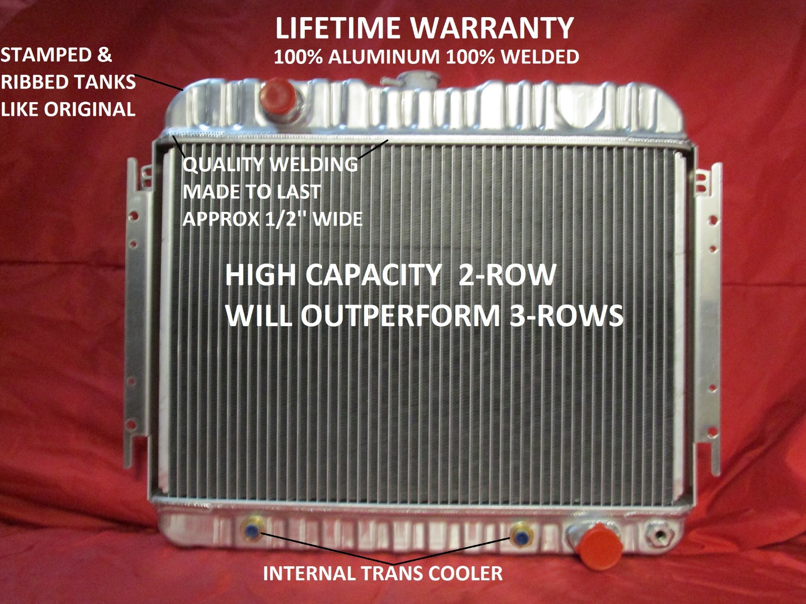 1965 1966 1967 1968 1969 1970 Chevy Impala Bel Air Caprice Biscayne Radiator