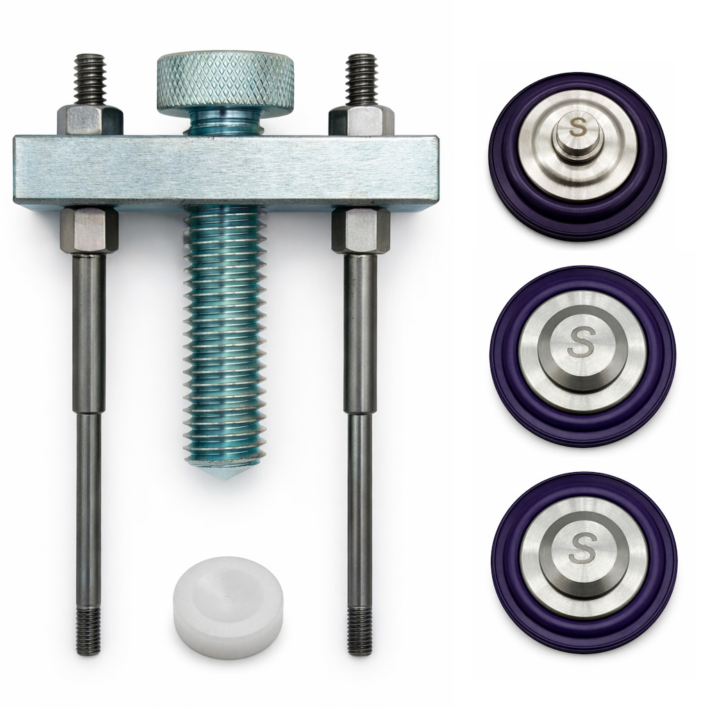 Mercury OptiMax V6 Fuel Rail Diaphragm Kit 804533 8M6002988 with Tool 91-889431 Mercury OptiMax V6 Fuel Rail Diaphragm Kit 804533 8M6002988 with Tool 91-889431