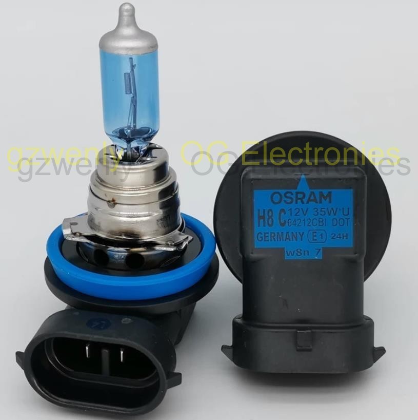2PCS osram H8 12V35W 64212CBI PGJ19-1 4200K Warm White light headlamp GERMANY