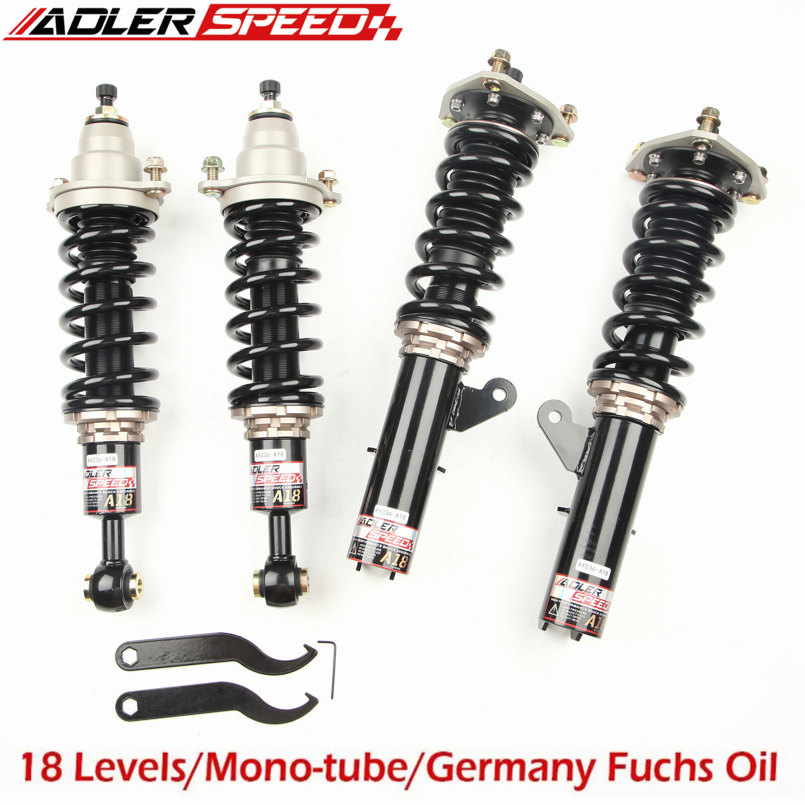 ADLERSPEED Coilovers Suspension kit w/18 Way Damping for 08-17 Mitsubishi Lancer