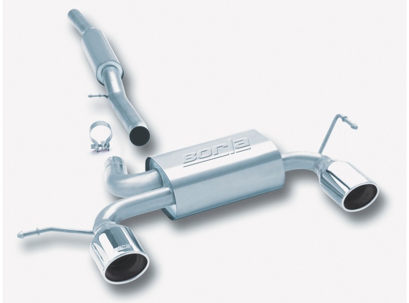Borla S-Type Cat-Back 2001-2006 TT Quattro Mk1 Single Side Exit MT