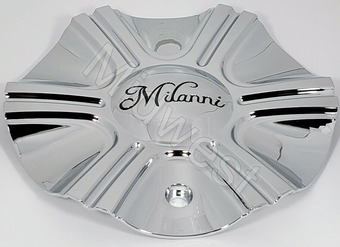 1 Milanni V452-CAP Stellar Chrome Wheel Rim Center Cap LG0909-24 w/Screw C452