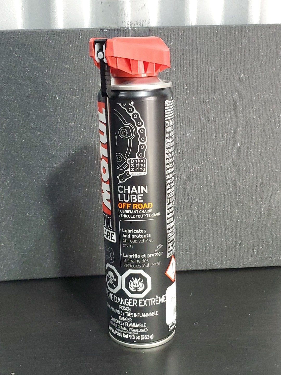 Motul Off Road Chain Lube Spray for Dirt Bikes and ATVs (9.3oz.) 111820 NEW