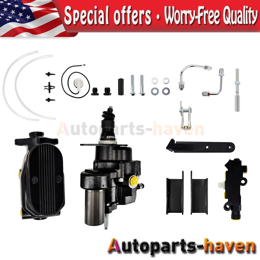 For 58-65 Chevy Bel Air Impala Hydro Boost Power Brake Booster Master Disc/Drum