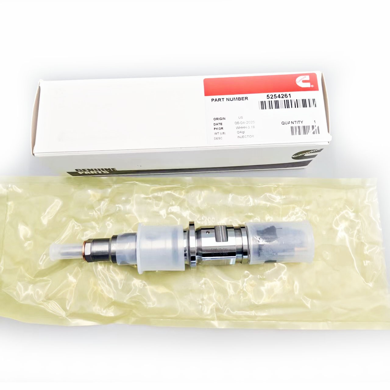 1PCS Fuel Injector 5254261 5254261PX For Cummins ISB QSB Engines 6.7L 0445120177