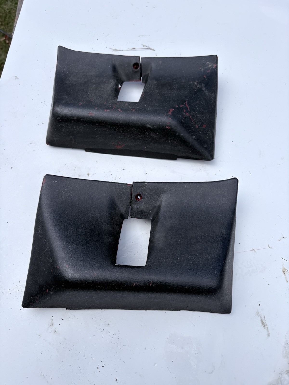 Original Seat Belt Cover Pair 1980-1986 F150 250 350 Bronco