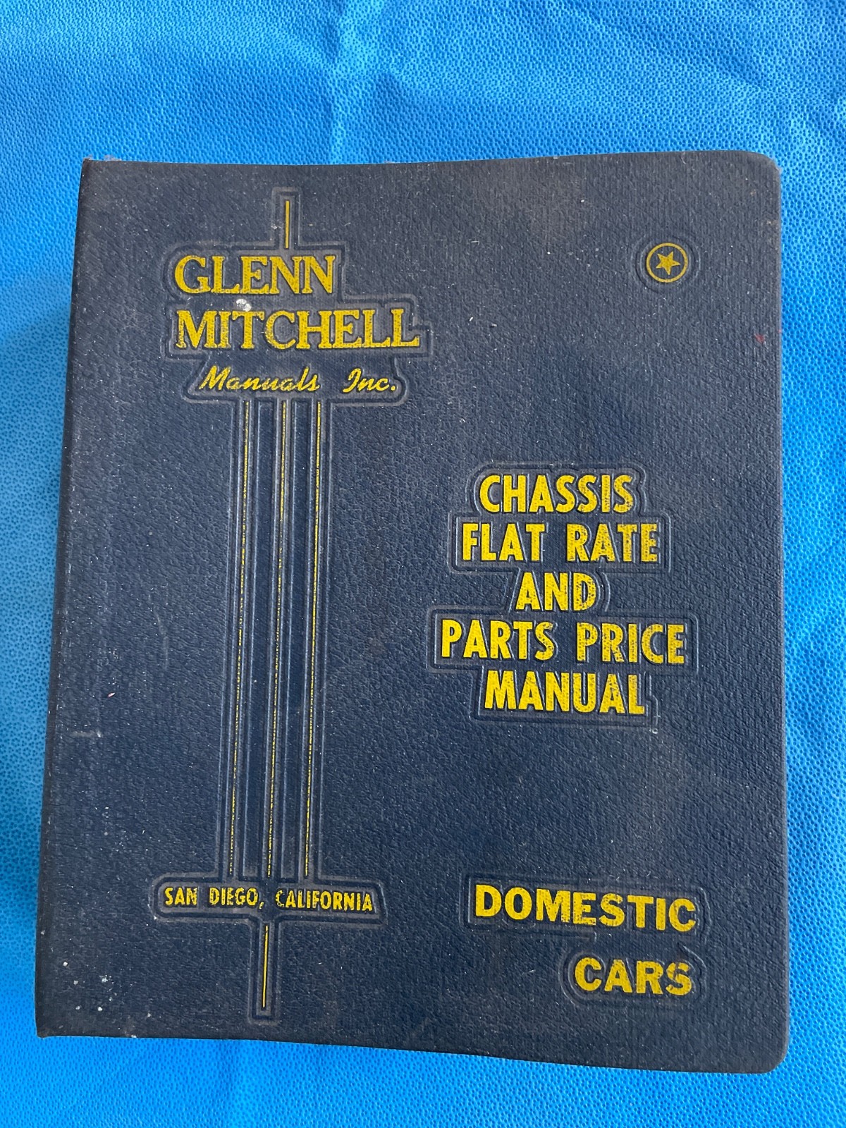 1957-1966 Glenn Mitchell Chassis Flat Rate and Parts Price Manual Domestic Cars