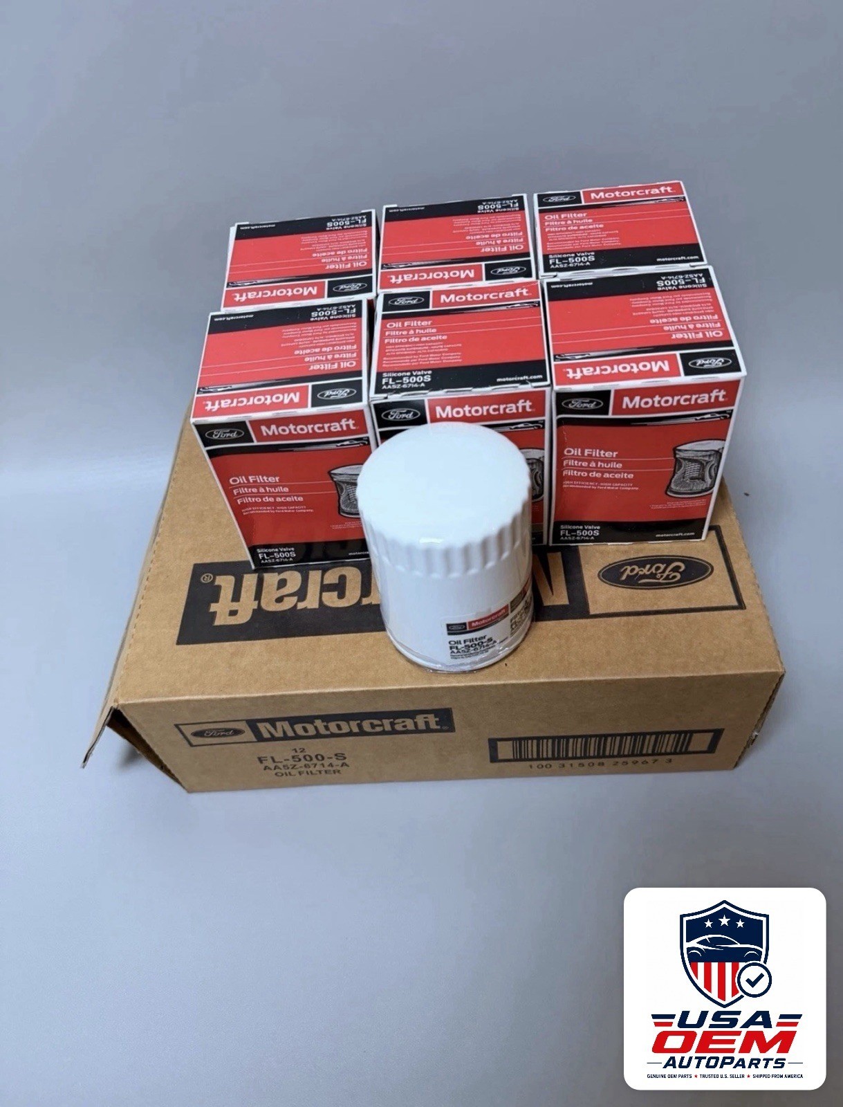 6 NEW Motorcraft FL500S Engine Oil Filter FL-500-S FAST US 6 NEW Motorcraft FL500S Engine Oil Filter FL-500-S FAST US