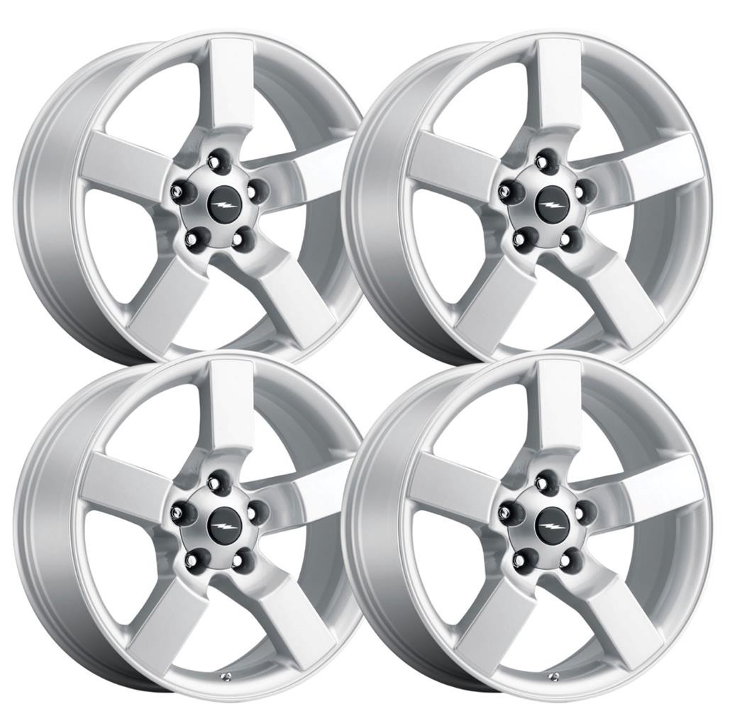 (Set-4) Replica LIG 20x9 5x135 Silver 8mm Wheels Rims 20 Inch