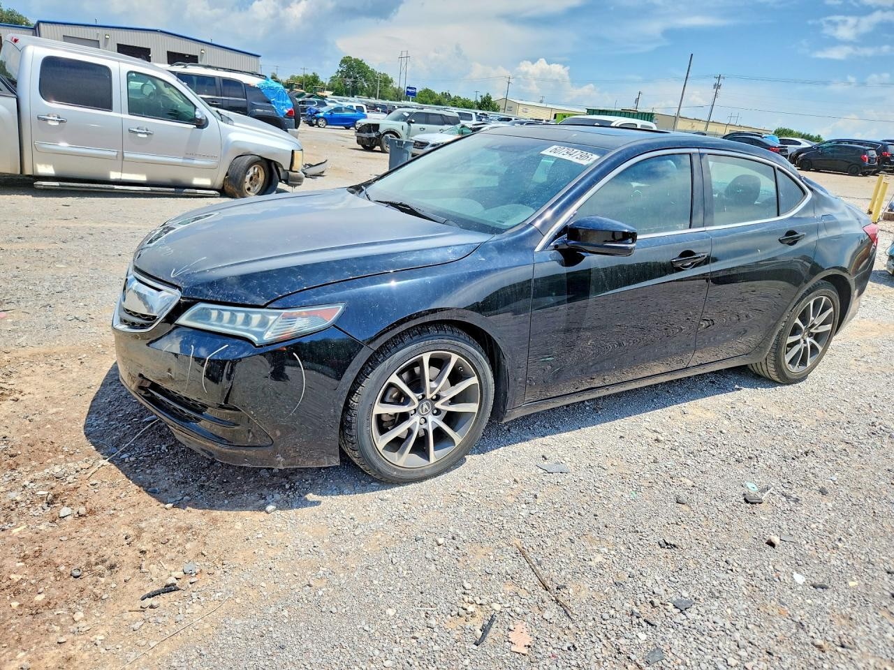 Used Wheel fits: 2015 Acura Tlx 18x7-1/2 painted Grade C