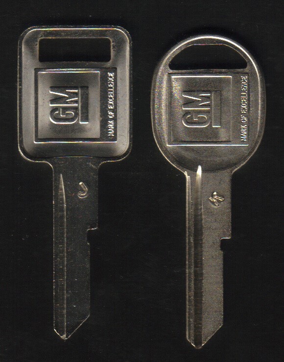 BUICK Regal GS 455 1970 1974 1978 1982 GM J K Key Blanks