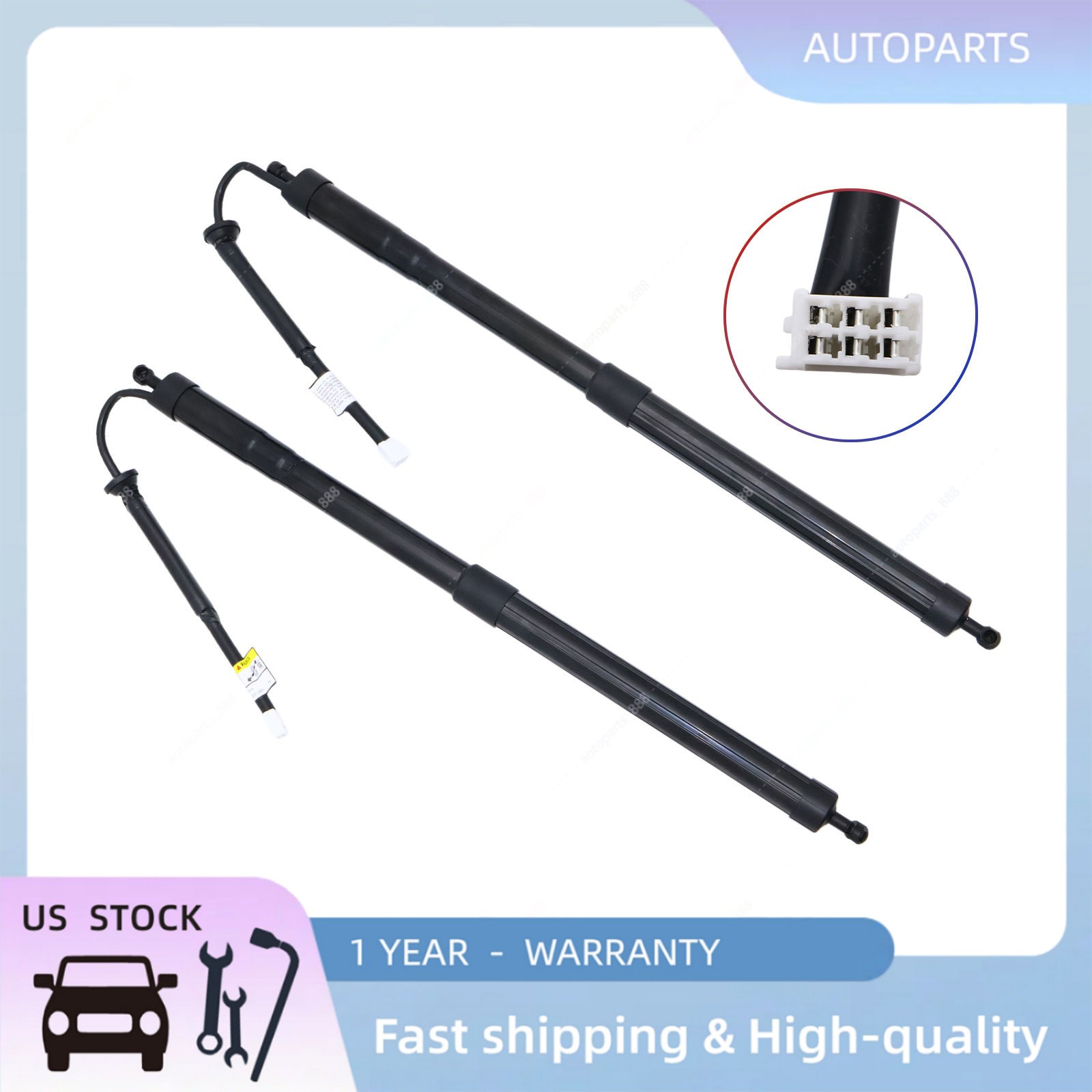 New Left & Right Pair Trunk Lift Support Struts For 2021-2023 Toyota Venza 2.5L