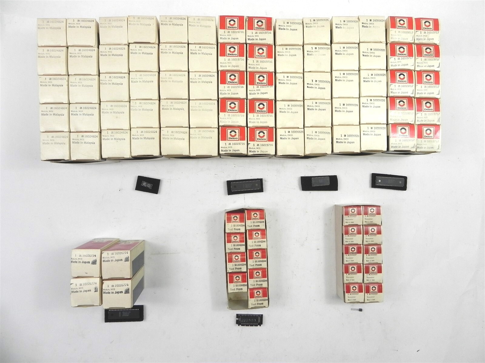 LOT 1970\'S-1980\'S GM CHEVY CADILLAC+ MODULES COMP CONTROL MOS CMOS TRANSISTOR