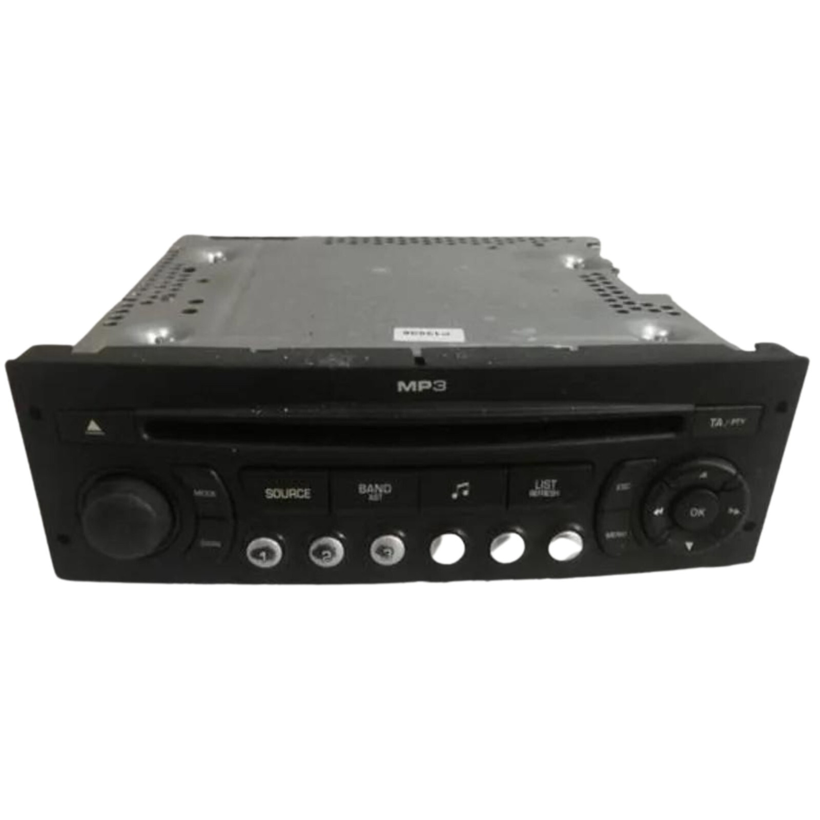 Peugeot 207 2008 Radio / CD / DVD / GPS Head Unit 96662669XT