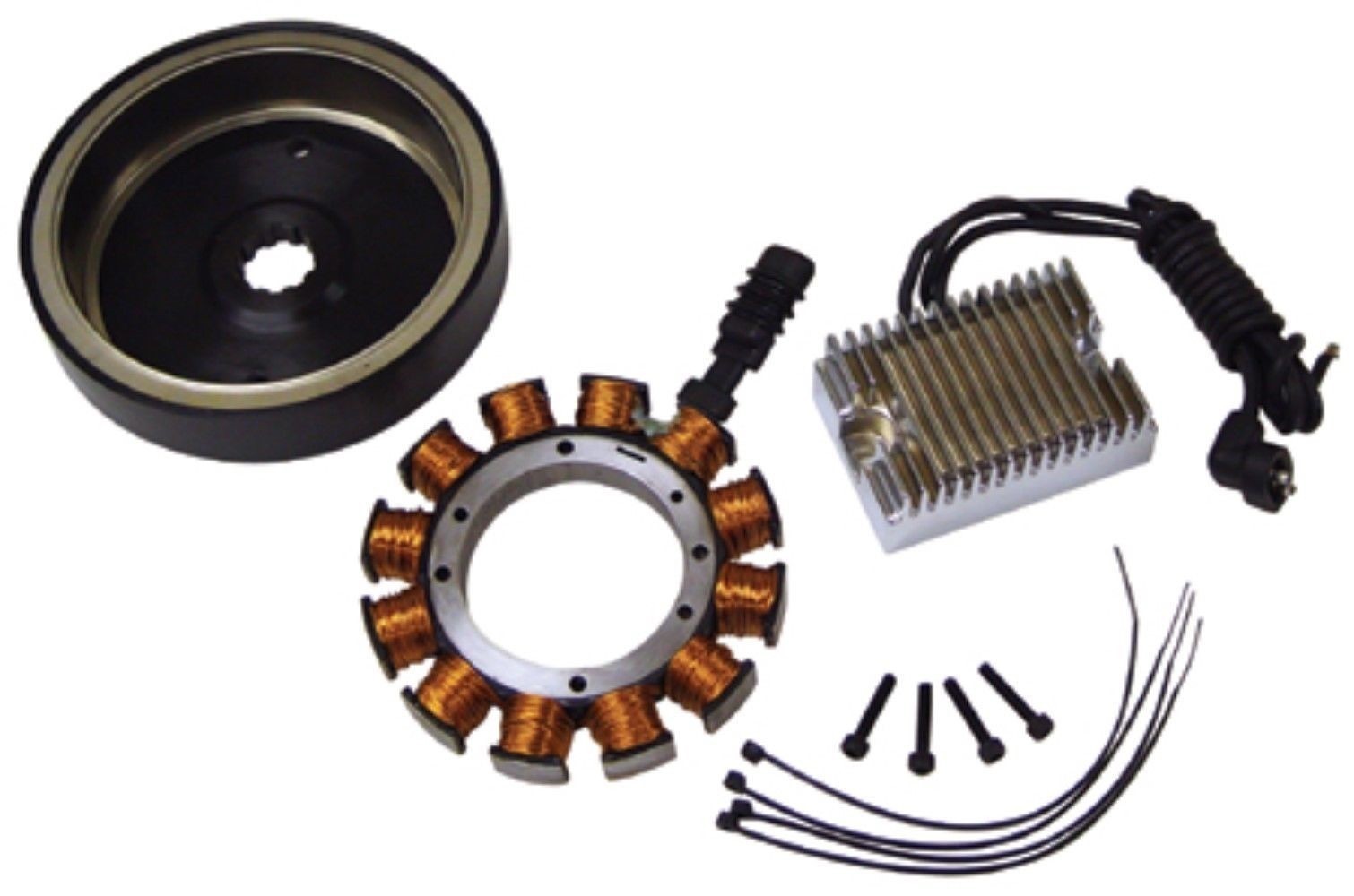 V-Factor 17833 Performance Charging System Harley 70-99 Regulator/Stator/Rotor