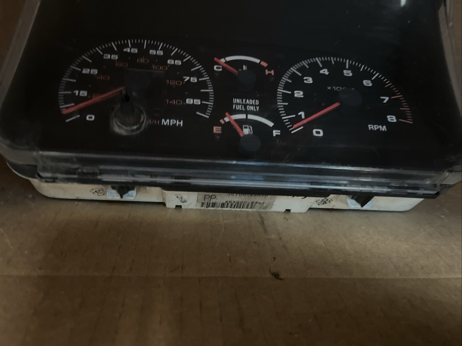 1989 SUZUKI SPEEDOMETER INSTRUMENT CLUSTER 37K Miles. 34100-62A10 1989 SUZUKI SPEEDOMETER INSTRUMENT CLUSTER 37K Miles. 34100-62A10