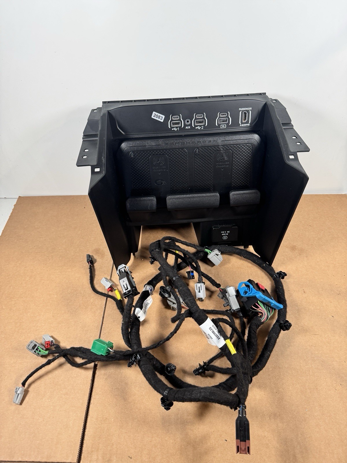 25-26 RAM 1500 LIMITED CENTER CONSOLE WIRELESS PHONE CHARGER USB HUB WIRING
