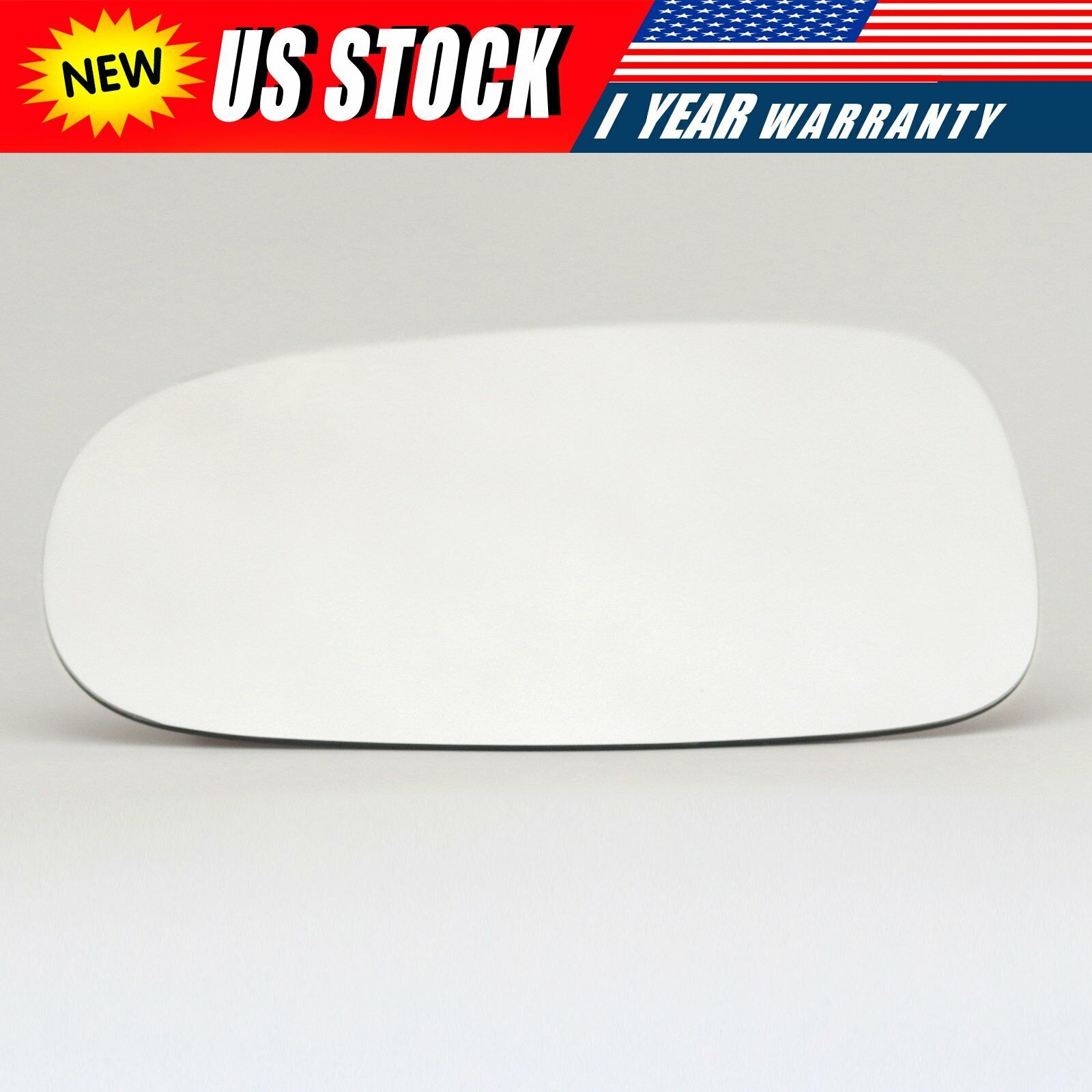 For 2003-2011 SAAB 9-3 95 93 9-5 LH Left Driver Side Mirror Glass Full Adhesive