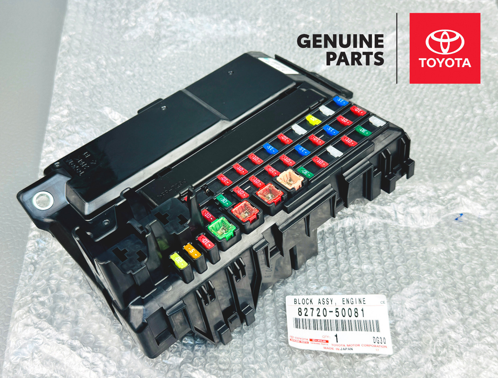 82720-50081 Lexus LS460 LS600h Fuse Relay Engine Room Junction Block GENUINE OEM