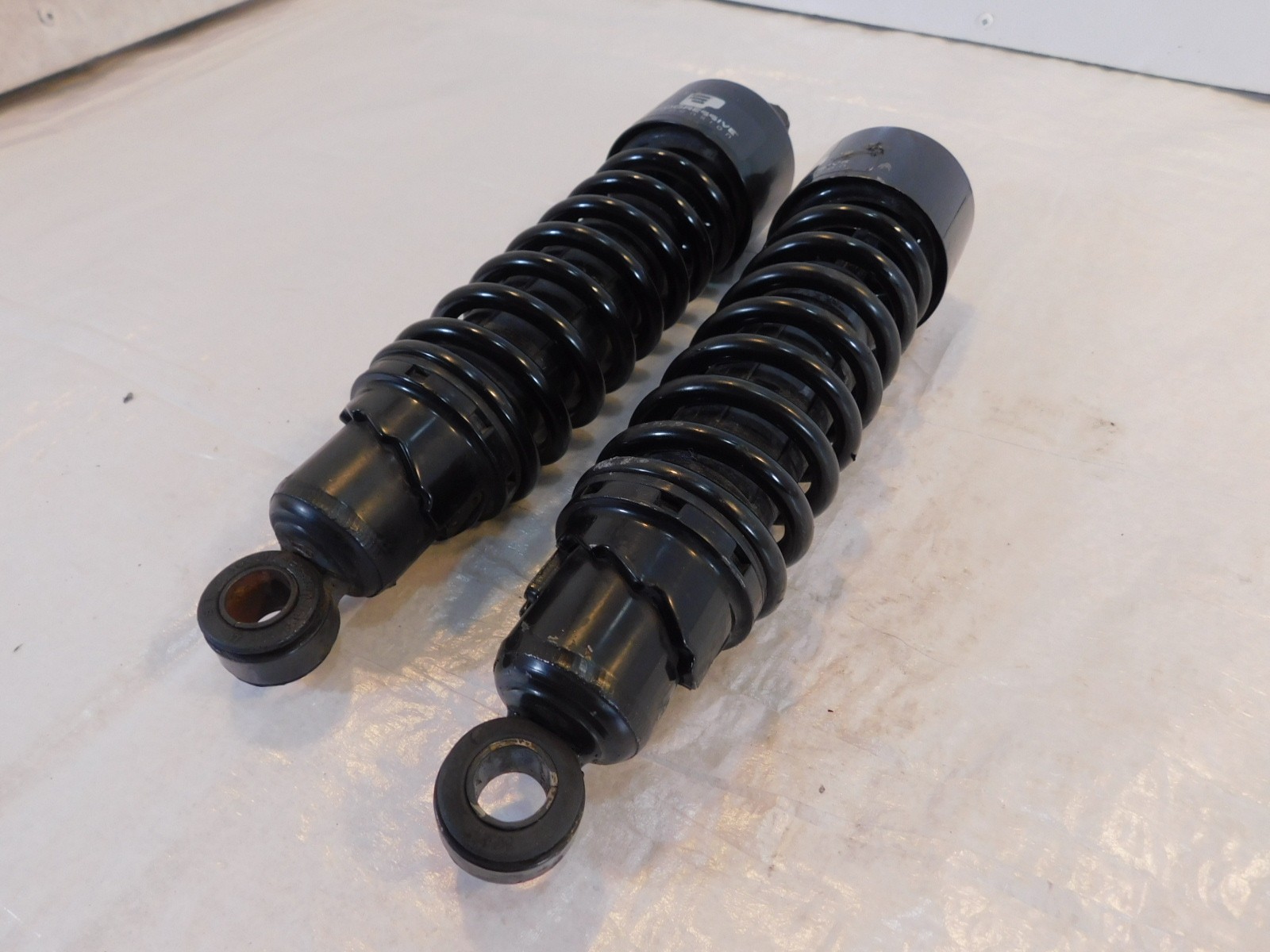 Harley Road King Electra Glide Progressive Suspension Black Rear Shock Absorbers