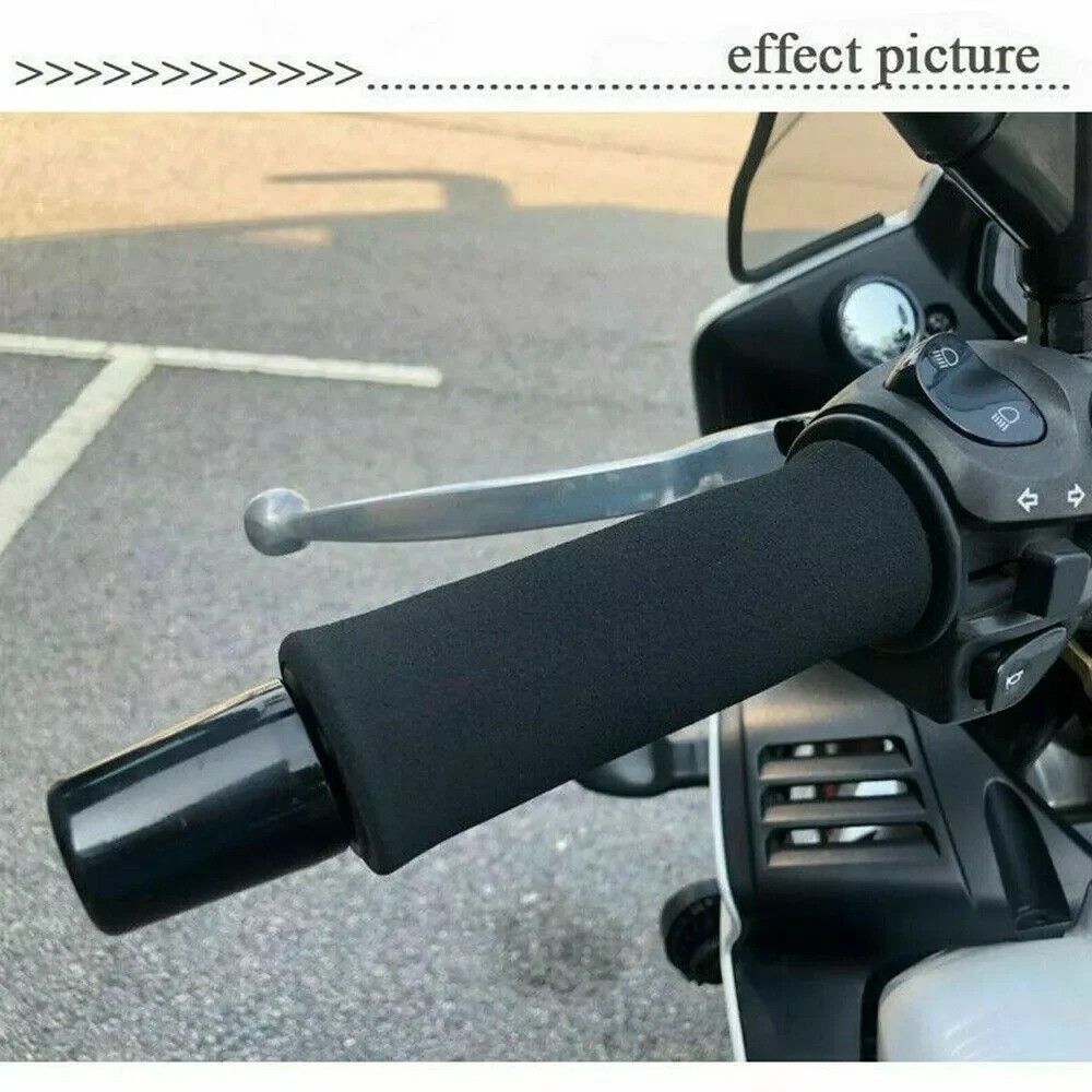 2pcs Grip Puppy Motorcycle Foam Anti-Vibration Comfort Handlebar Grip Cover