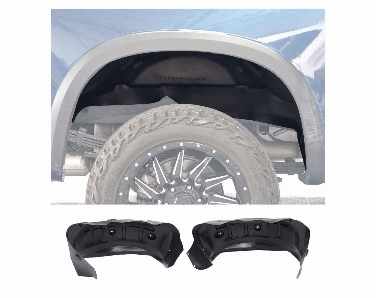 For 2019-2025 Chevy Silverado 1500 Rear Wheel Well Guard Tire Inner Fenders
