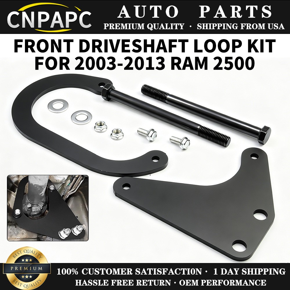 Front Driveshaft Loop Kit Driveline Safety For Dodge Ram 2500 3500 2003-2013