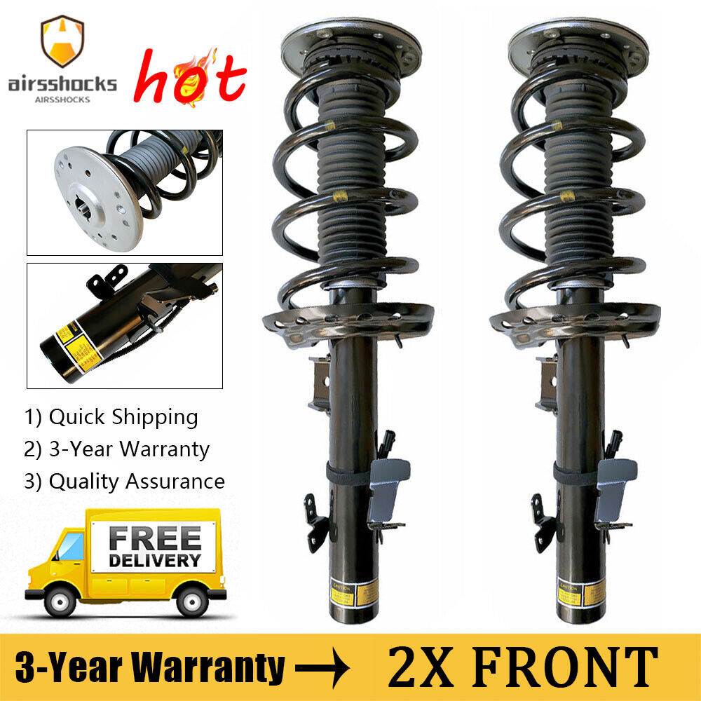 2X Fit For Range Rover Evoque 2012-2019 FRONT Shock Absorber Struts w/ Electric