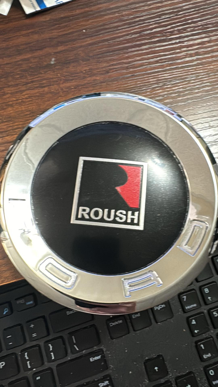 1x Brand new ROUSH DECAL CHROME BLACK TRUNK DECK LID EMBLEM BADGE FIT 1x Brand new ROUSH DECAL CHROME BLACK TRUNK DECK LID EMBLEM BADGE FIT