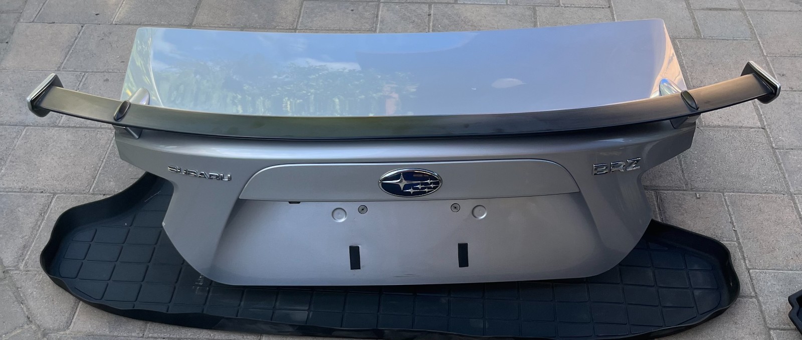 2013-2020 Subaru BRZ Trunk Deck Lid Complete w Spoiler Camera OEM Silver GRADE A