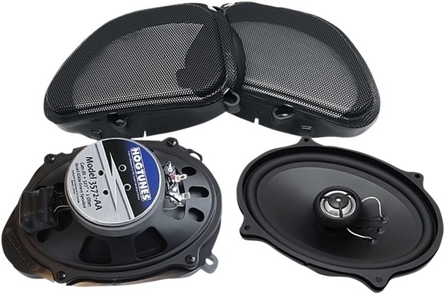 Hogtunes Front Speakers 100W #3572-AA Harley Davidson Road Glide