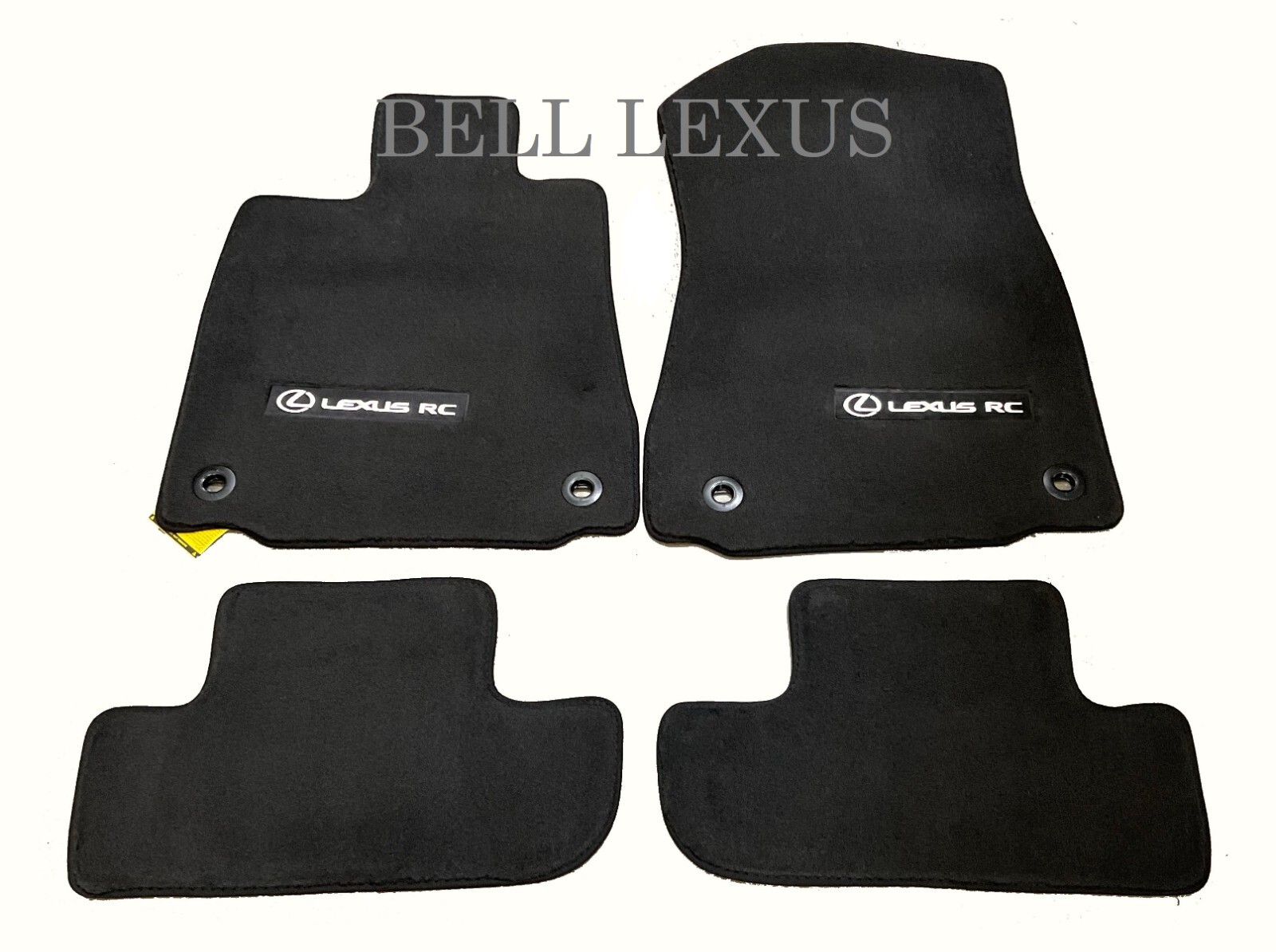 LEXUS FACTORY FLOOR MAT SET 2016-2024 RC350 RWD BLACK