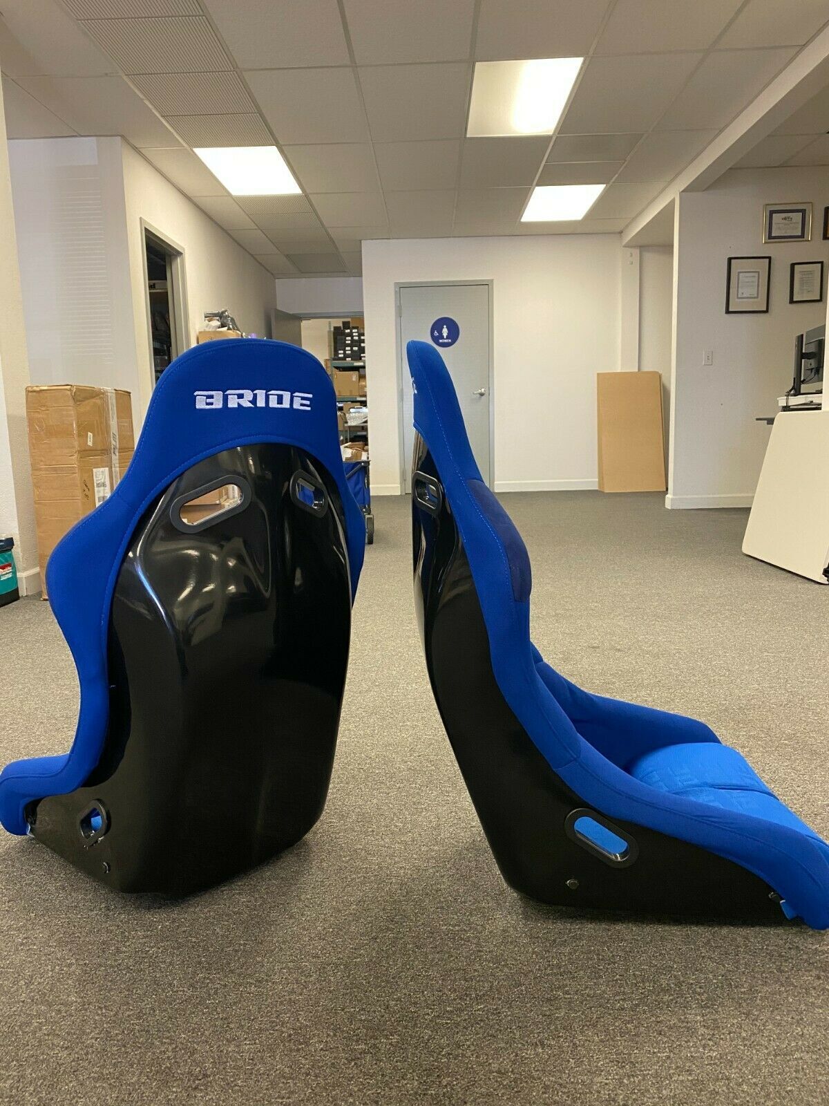 LAST PAIR - HOLIDAY DEAL $ BRIDE VIOS 3 III BLUE Gradation Seats Low Max Racing
