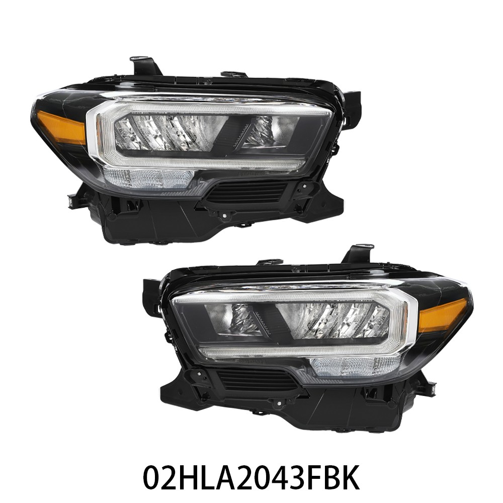 Headlights Assembly Fits 2020-2023 Toyota Tacoma Limited/TRD Pair Full LED Lamp