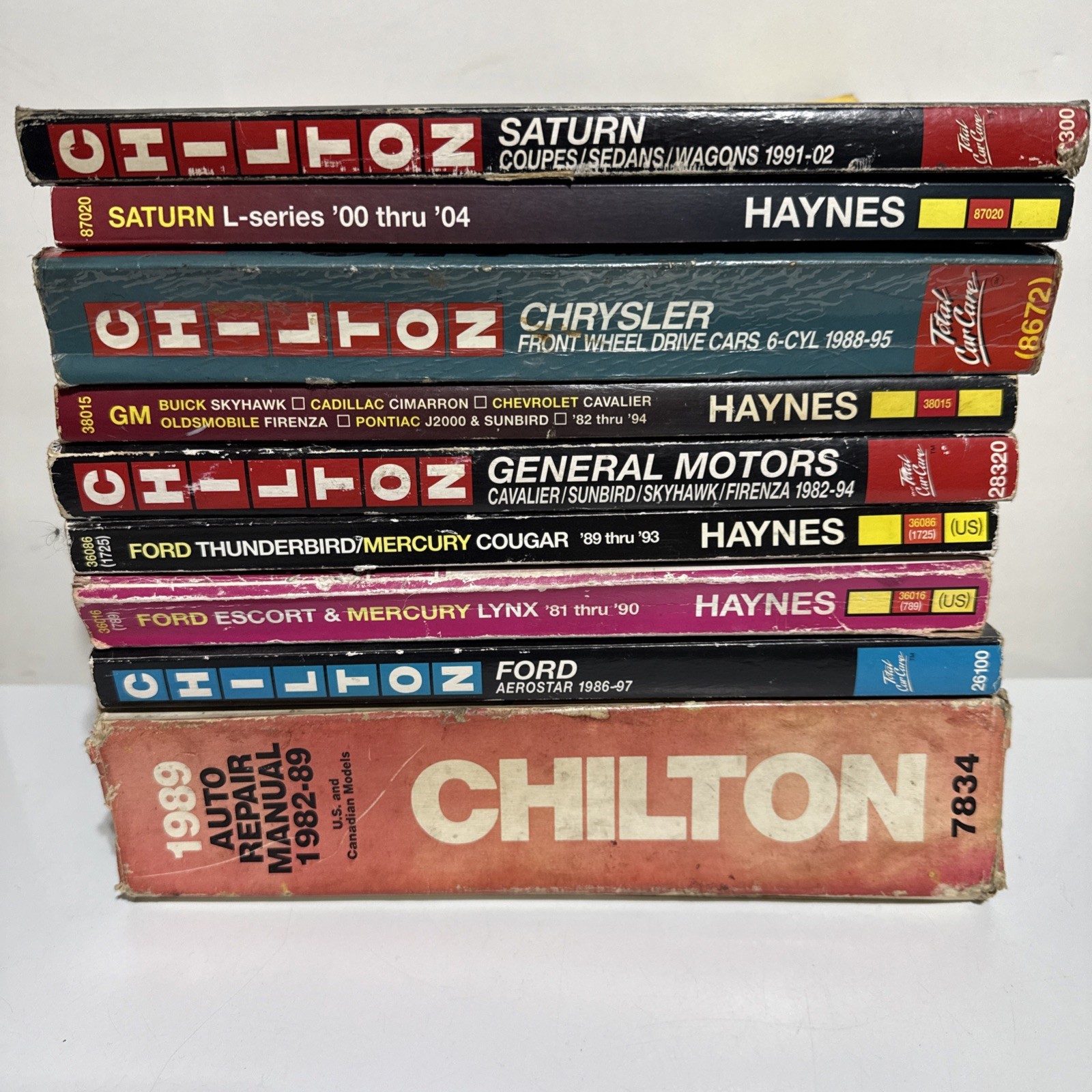 Chilton Haynes Service Repair Manuals Books Lot Ford GM Chrysler Saturn Lot Of 9 Chilton Haynes Service Repair Manuals Books Lot Ford GM Chrysler Saturn Lot Of 9