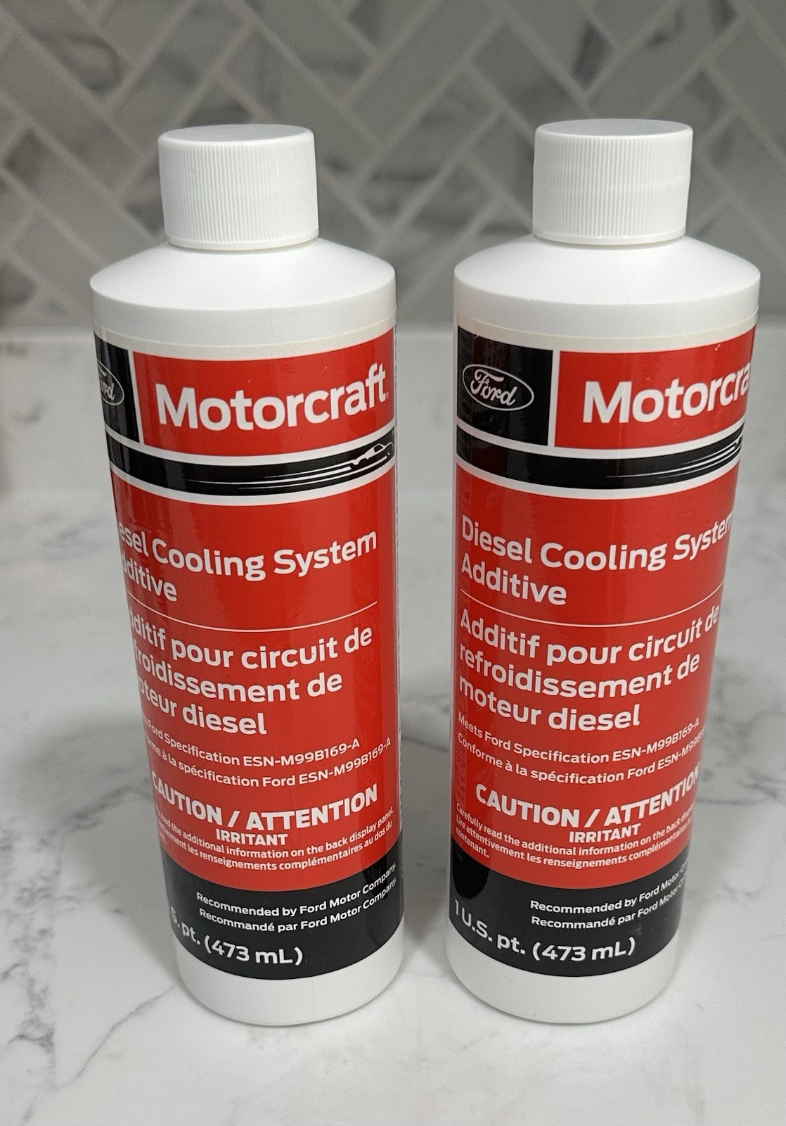 Ford Genuine Fluid VC-8 Diesel Cooling System Additive - 16 oz. (2)