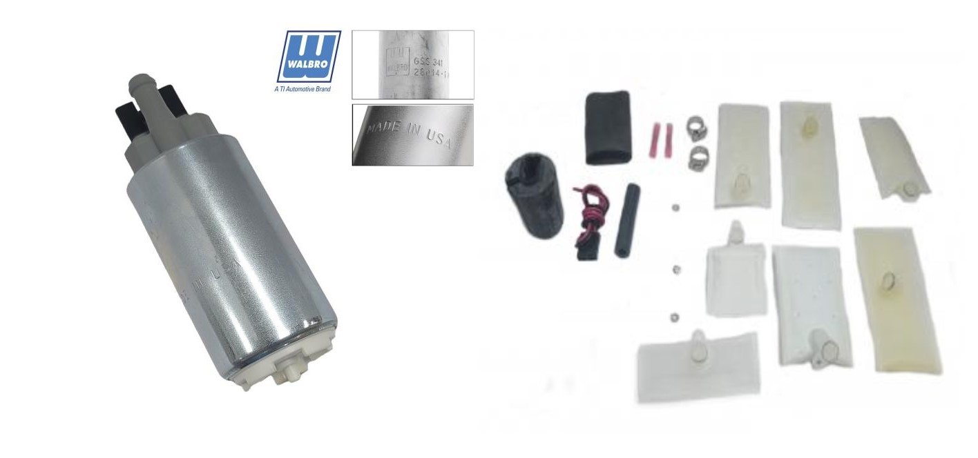 Herko High-Performance GSS341G3 Fuel Pump + KIT43  255 LPH