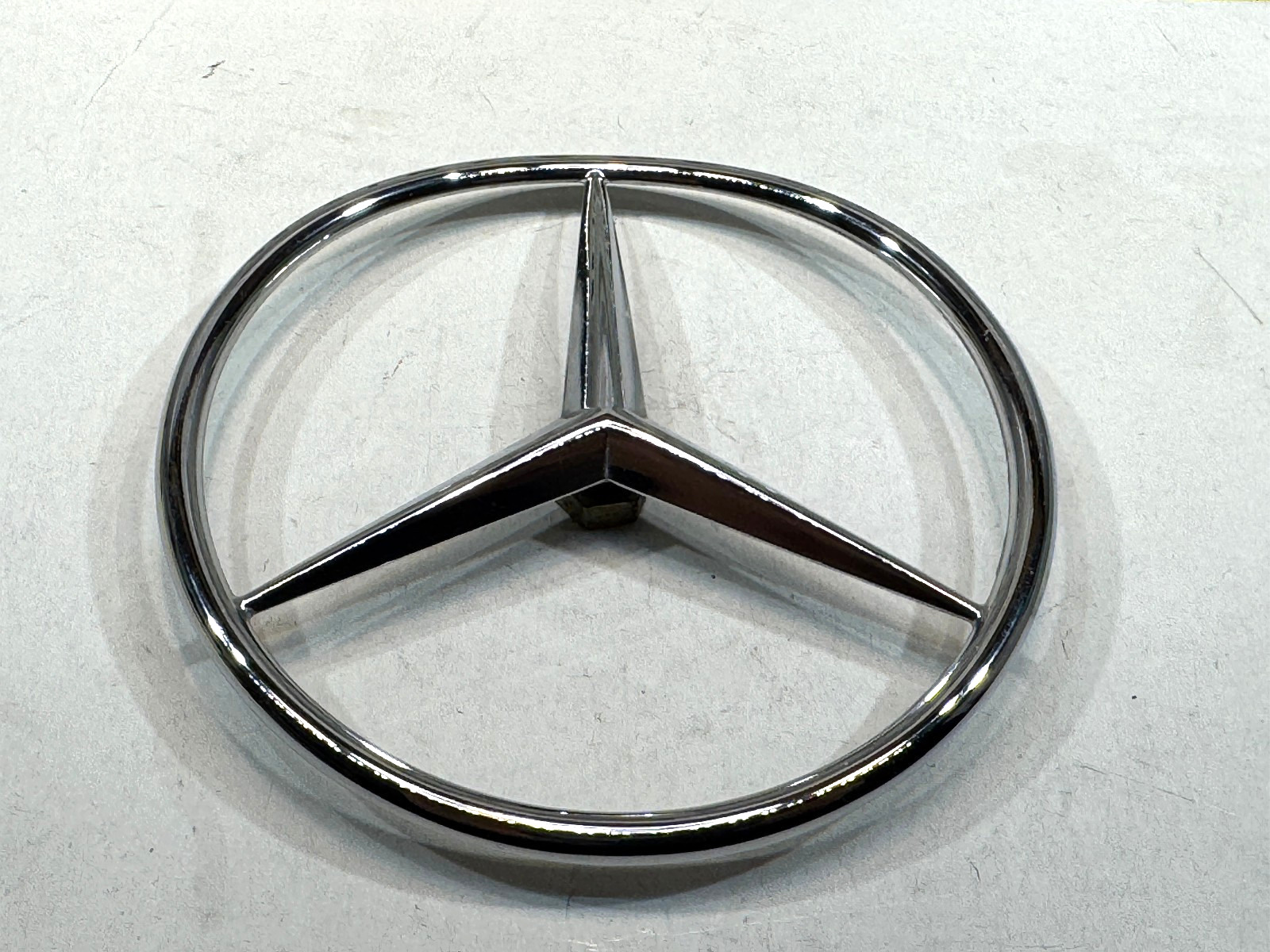 Genuine Mercedes 1973-1980 W116 280S 280SE original METAL rear OEM MBZ  1 Star