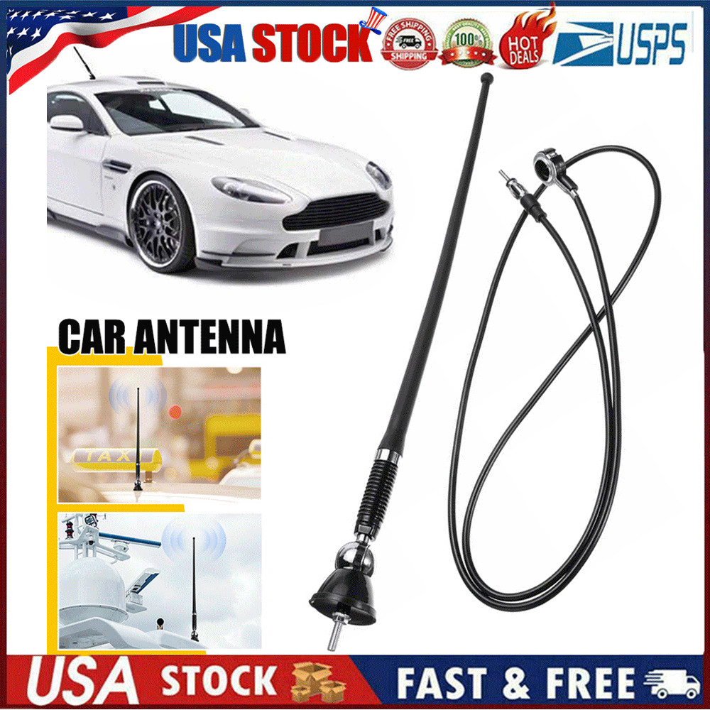 Boat Radio Antenna Waterproof Marine Rubber Aerial For ATV UTV Car Yachet 16