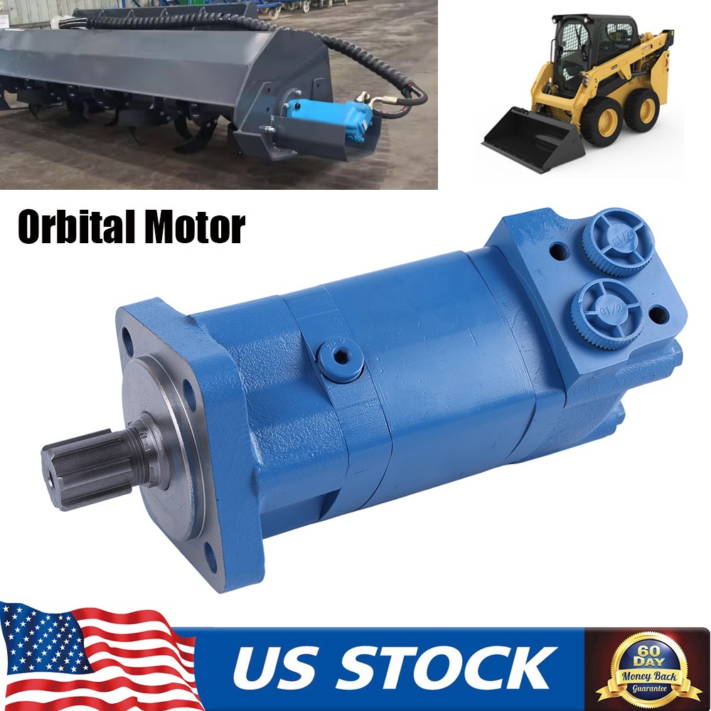 BM5-400 Cycloidal Orbital Motor Blue For AGT ECSSTR072 Skid Steer Rotary Tiller