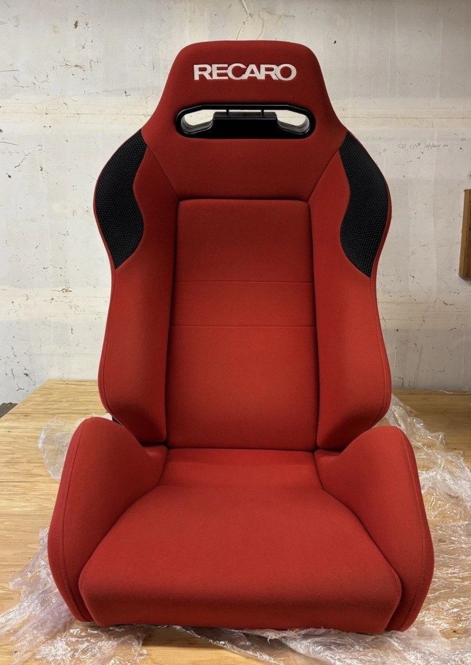 Recaro Sr3 Trial Red Seat Rare OG Fabric JDM Recaro Sr3 Trial Red Seat Rare OG Fabric JDM