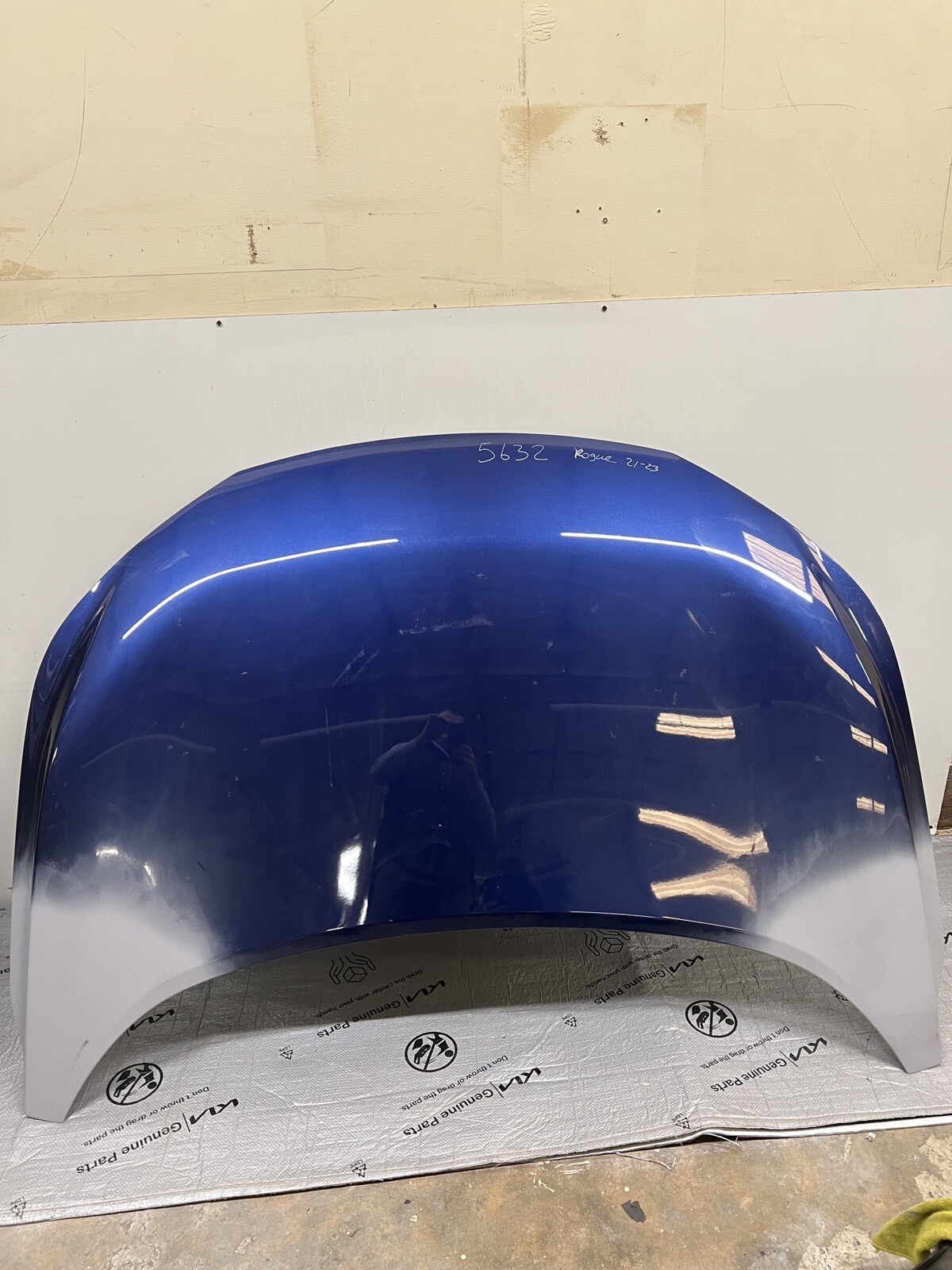 2021-2024 2025 Nissan Rogue Front OEM Hood Genuine Blue Aluminum 65100-6RR0A