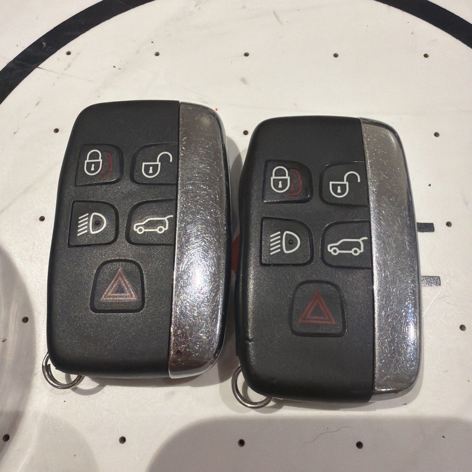 ORIGINAL LOT OF 2 RANGE ROVER 10-20 OEM SMART KEY LESS ENTRY REMOTE FOB