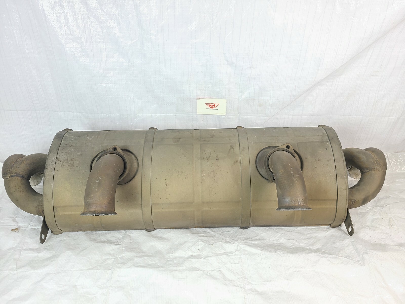 1989-1992 Ferrari 348 TS TB Rear Silencer Exhaust Muffler OEM 136278
