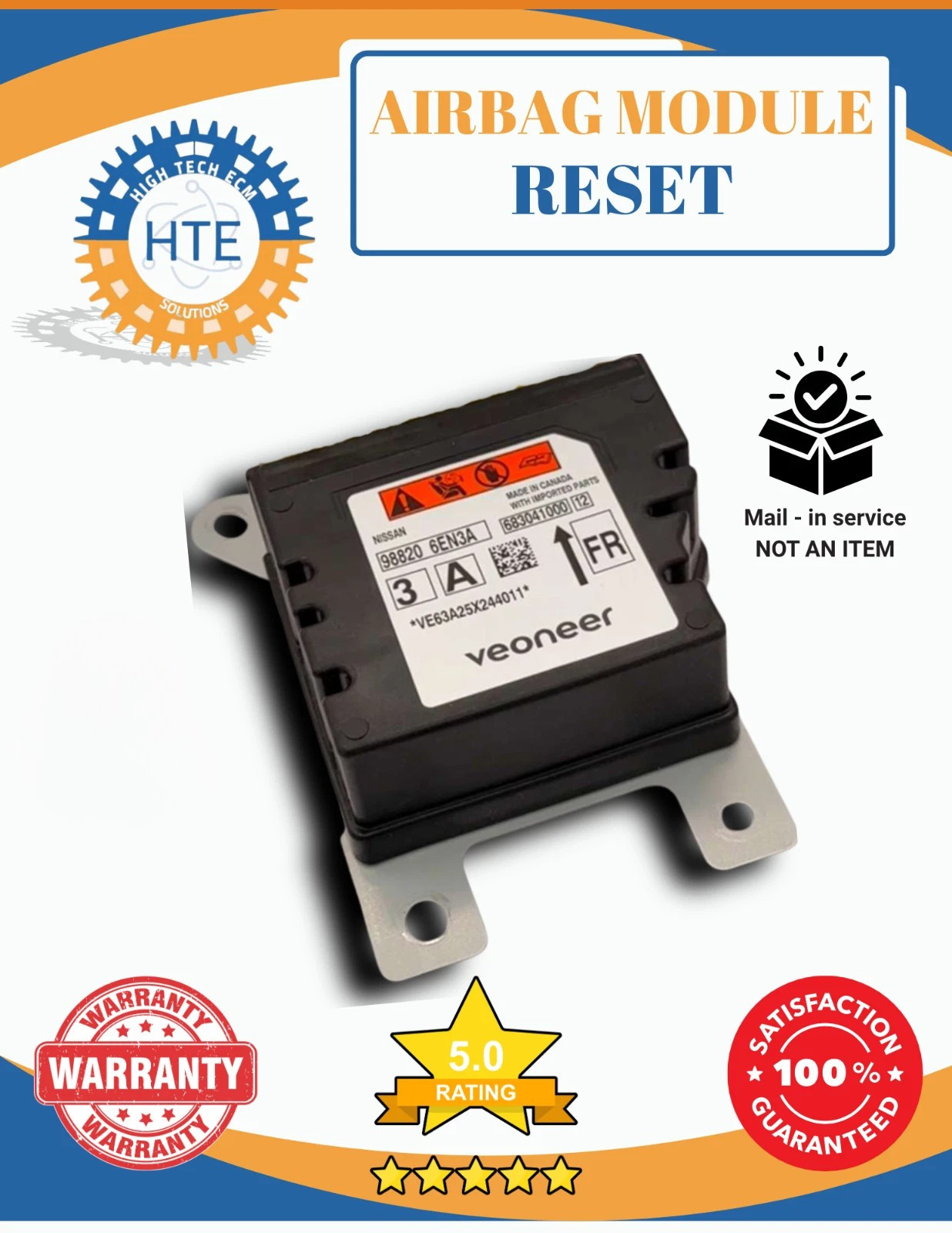 NISSAN SRS RCM OEM Original CONTROL MODULE 98820 6EN3A - No Crash - NEED CORE