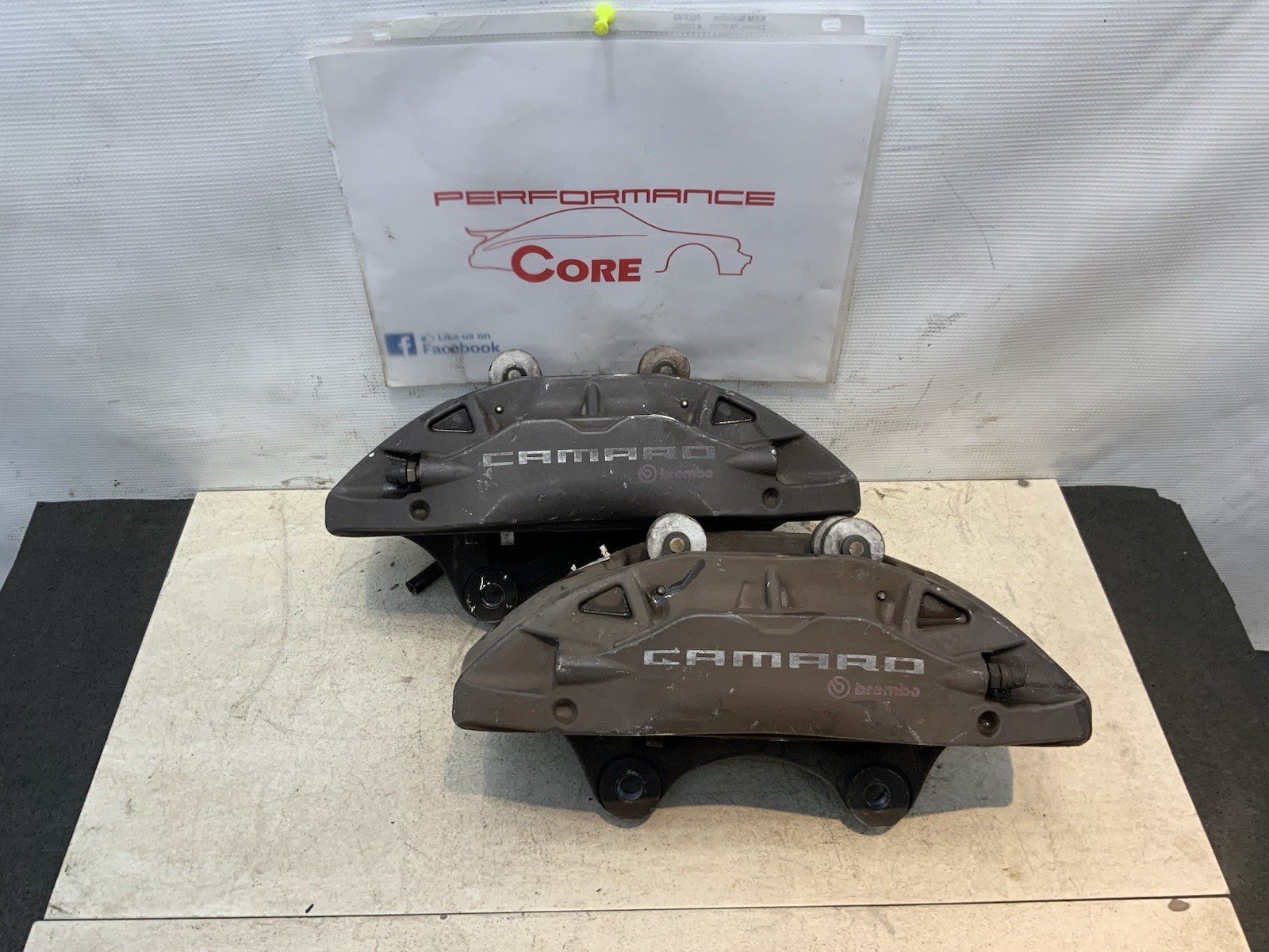 2016 - 2021 Camaro SS Brembo Front Brake Caliper Pair Left Right OEM 345mm Rotor