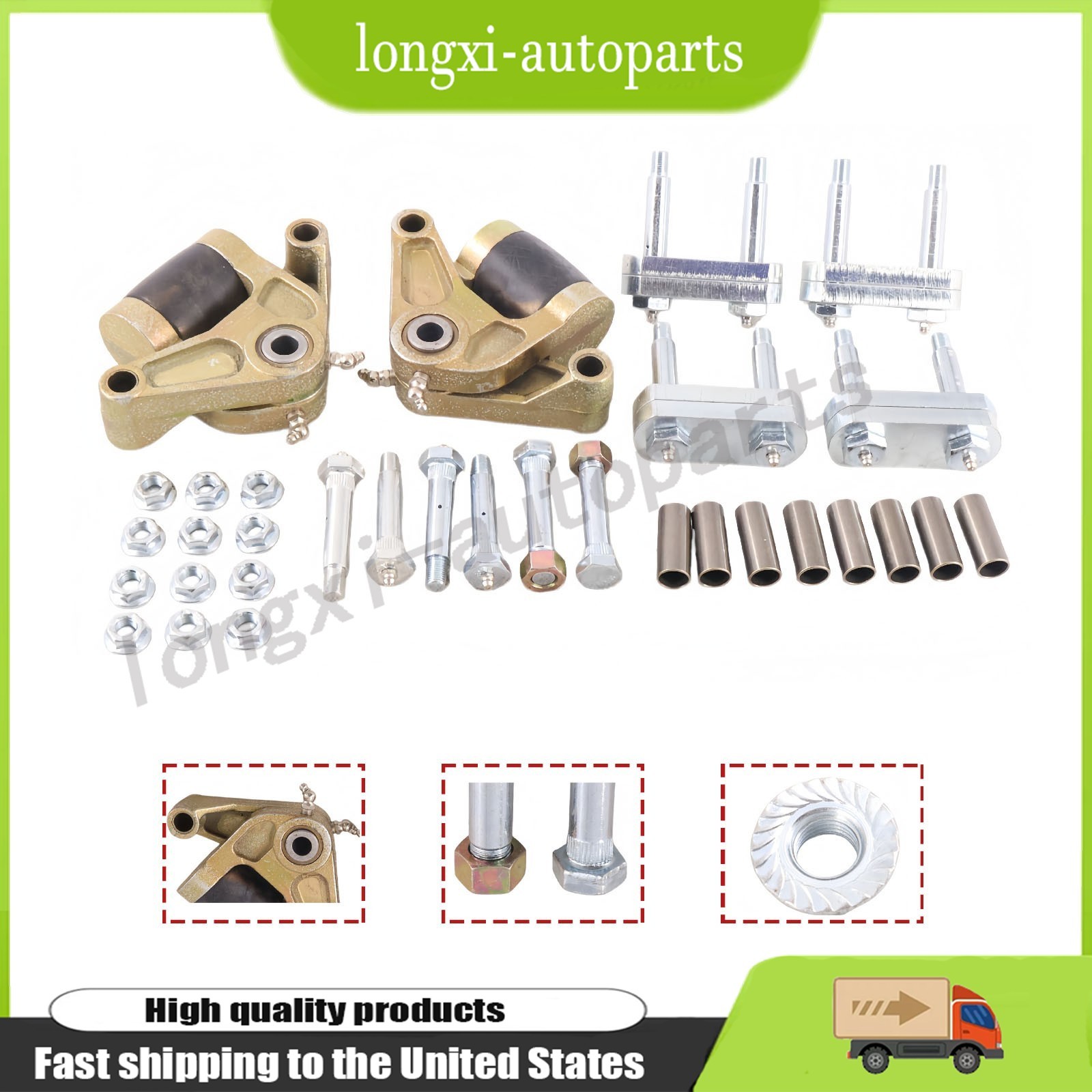 Complete Tandem Kit K71-652-00 For Dexter E-Z Flex Tandem Trailer Suspension Kit